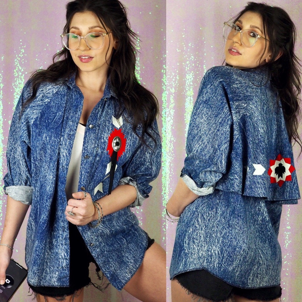 VINTAGE California Ranchwear Layered Button Up
